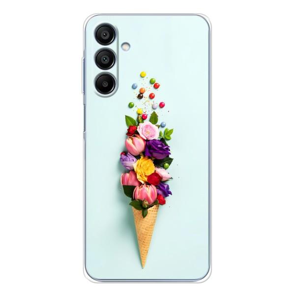 Чехлы с тематикой "ЦВЕТЫ" на Samsung Galaxy A16 – Цветок-мороженное