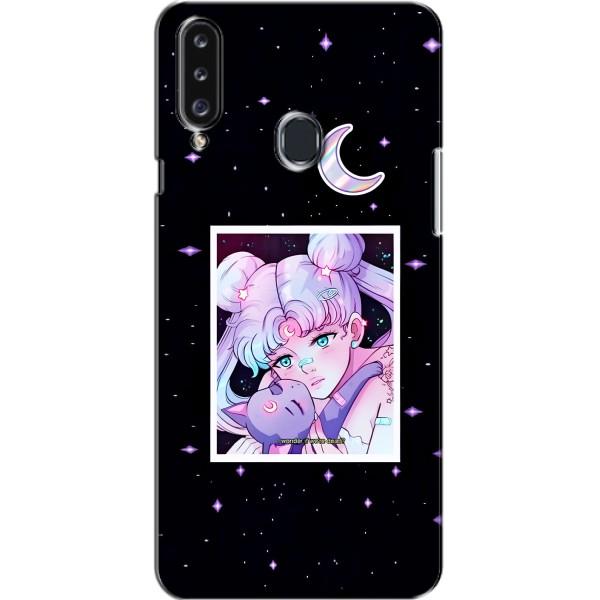 Чохли Персонажі Аніме Наруто для Samsung Galaxy A20s (A207) (AlphaPrint) – Сейлор Мун