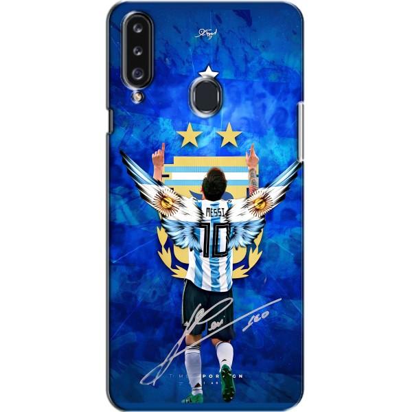 Чохли для Samsung Galaxy A20s (A207) (Leo чемпіон) (AlphaPrint) – Мессі збірна