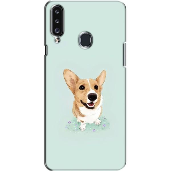 Чехлы с собаками для Samsung Galaxy A20s (A207) (VPrint) – Корги