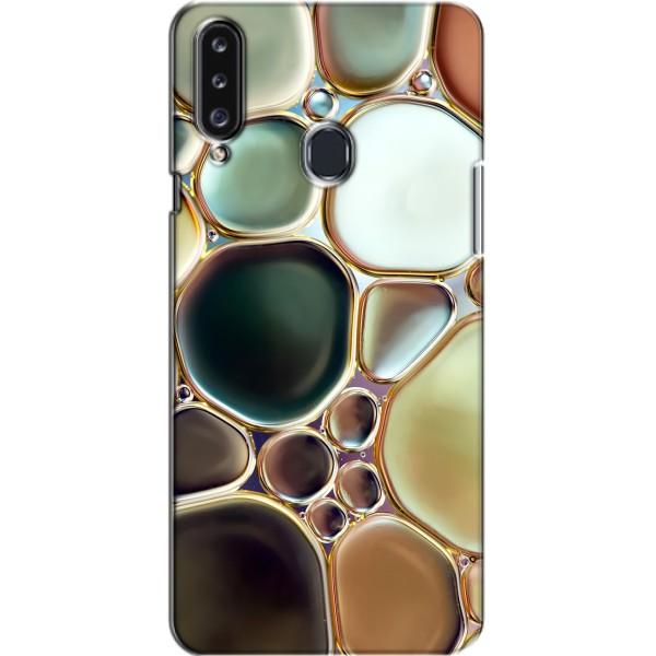 Мраморний чехол на Samsung Galaxy A20s (A207) (VPrint) – Радужний Мрамор