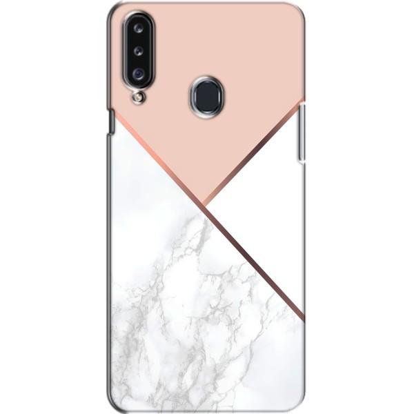 Мраморний чехол на Samsung Galaxy A20s (A207) (VPrint) – Тройний мрамор