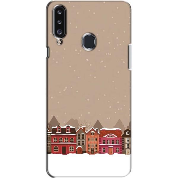 Новогодние, Праздничные Чехлы для Samsung Galaxy A20s (A207) - 2024 год – Зимний город