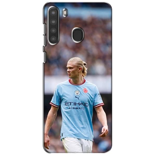 Чехлы с футболистом Ерлинг Холанд для Samsung Galaxy A21 (A215) (AlphaPrint) – Эрлинг Холанд