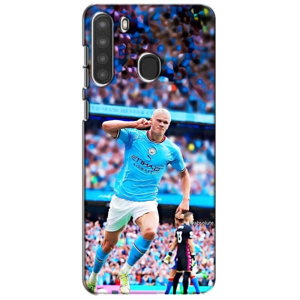 Чехлы с футболистом Ерлинг Холанд для Samsung Galaxy A21 (A215) (AlphaPrint) – фанаты Холанда