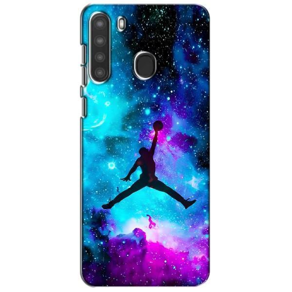 Чохли для Samsung Galaxy A21 (A215) - з картинкою JORDAN (AlphaPrint) – Яскравий Джордан