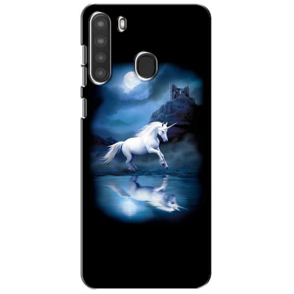 Чохол для Самсунг Галаксі А21 (А215) - (Єдинорожки - Новинки) (AlphaPrint) – Єдиноріг
