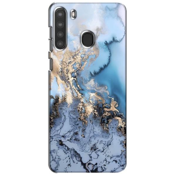 Мраморний чехол на Samsung Galaxy A21 (A215) (VPrint) – Ніжний мрамор