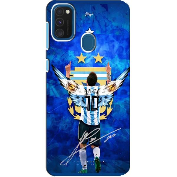 Чохли для Samsung Galaxy A21s (Leo чемпіон) (AlphaPrint) – Мессі збірна