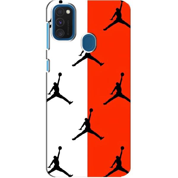 Чехлы для Samsung Galaxy A21s - с картинкой JORDAN (AlphaPrint) – Лого Джордан