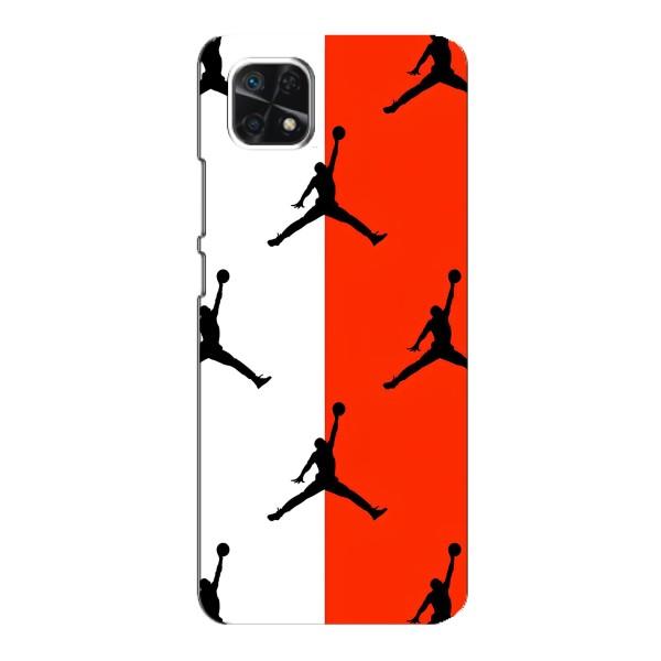 Чохли для Samsung Galaxy A22 5G - з картинкою JORDAN (AlphaPrint) – Лого Джордан