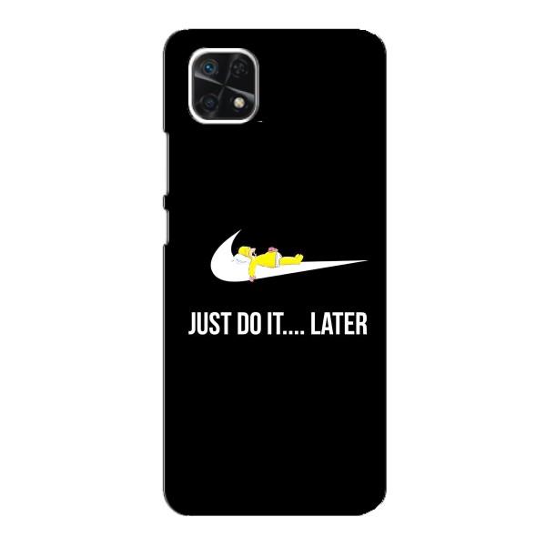 Чехол с логотипом Найк на Samsung Galaxy A22 5G – Nike just do it