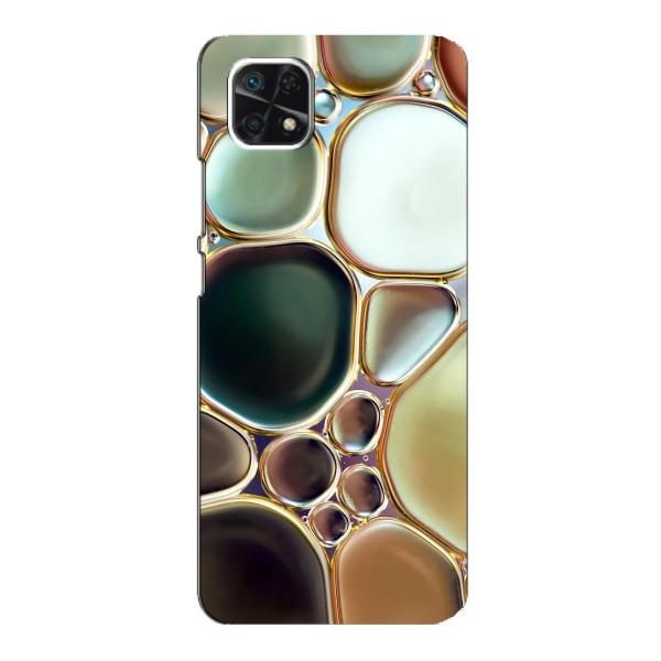 Мраморний чехол на Samsung Galaxy A22 5G (VPrint) – Радужний Мрамор