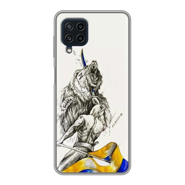 Чехлы Доброго вечора, ми за України для Самсунг А22 (AlphaPrint) – Победа