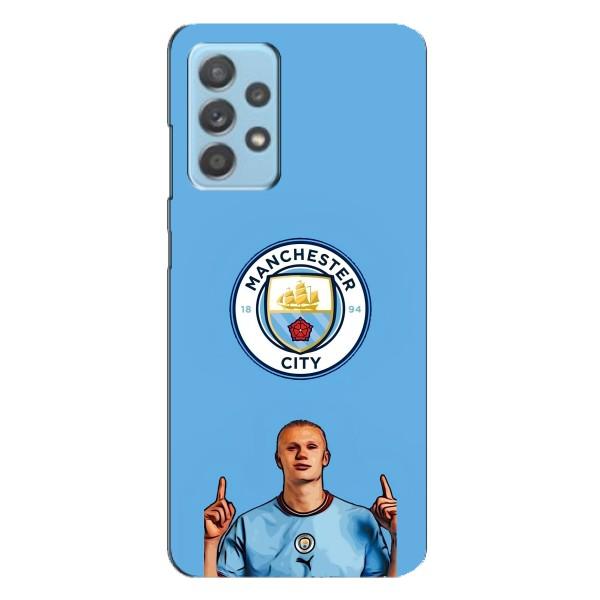 Чехлы с футболистом Ерлинг Холанд для Samsung Galaxy A23 (AlphaPrint) – Холанд Манчестер Сити