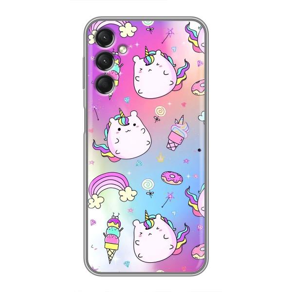 Чехол Unicorn на Samsung Galaxy A24 – Радуга и Единорог