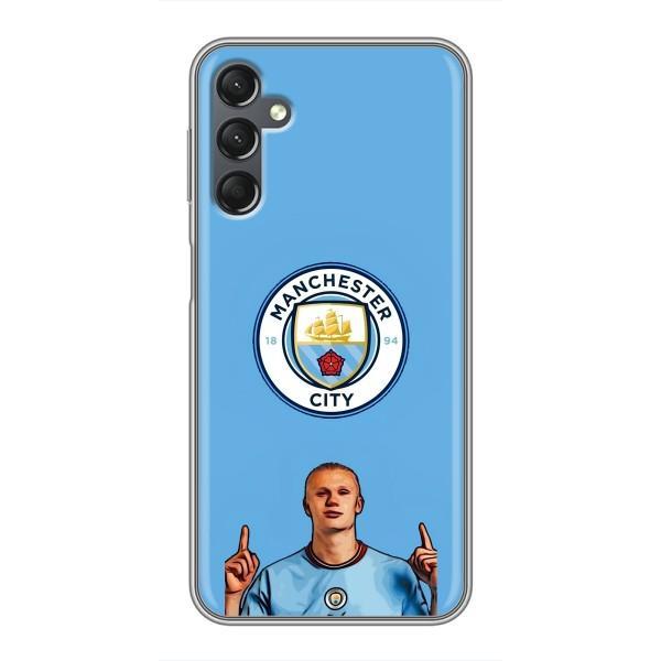 Чехлы с футболистом Ерлинг Холанд для Samsung Galaxy A25 (A256) (AlphaPrint) – Холанд Манчестер Сити