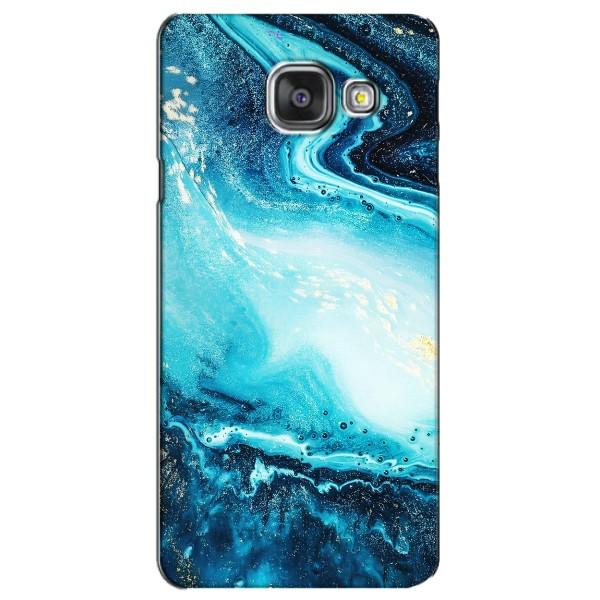 Мраморный чехол на Samsung Galaxy A3 2016 / A3100 / A310F (VPrint) – Голубой мрамор