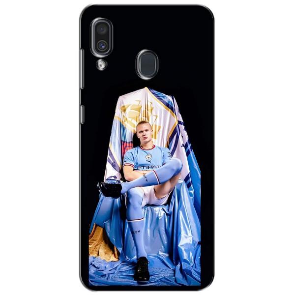 Чехлы с футболистом Ерлинг Холанд для Samsung Galaxy A30 2019 (A305F) (AlphaPrint) – футболист Холанн