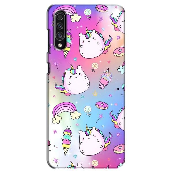 Чохол Unicorn на Samsung Galaxy A30s (A307) – Веселка і Єдинорог