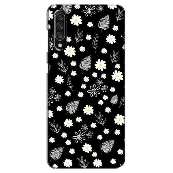 Чехлы с тематикой "ЦВЕТЫ" на Samsung Galaxy A30s (A307) – цветение на чорном
