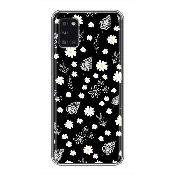 Чохли з тематикою "КВІТИ" на Samsung Galaxy A31 (A315) – цвітіння на чорному