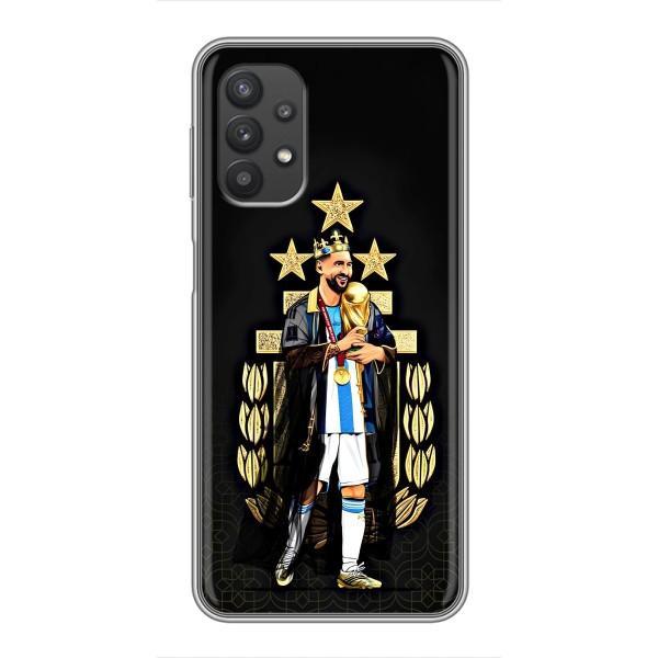 Чохли для Samsung Galaxy A32 (Leo чемпіон) (AlphaPrint) – Мессі Король