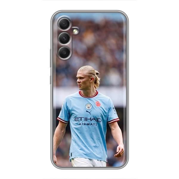 Чехлы с футболистом Ерлинг Холанд для Samsung Galaxy A34 (AlphaPrint) – Эрлинг Холанд