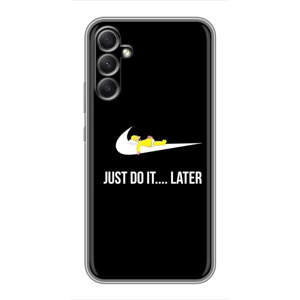 Чехол с логотипом Найк на Samsung Galaxy A34 – Nike just do it