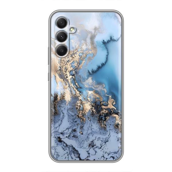 Мраморный чехол на Samsung Galaxy A34 (VPrint) – Нежный мрамор