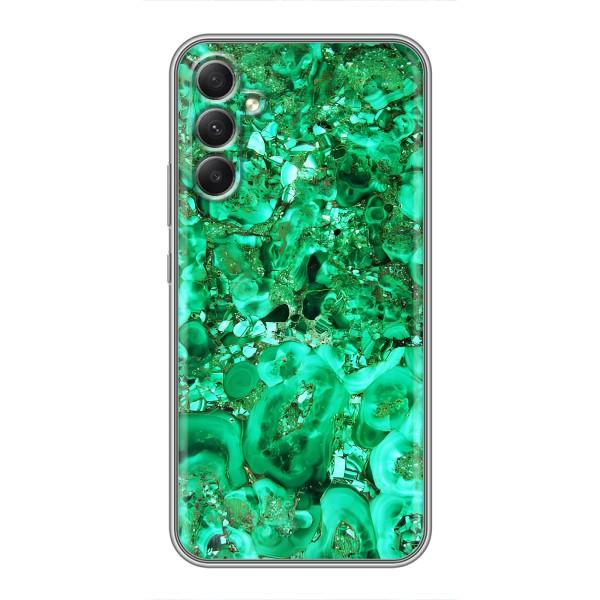 Мраморный чехол на Samsung Galaxy A34 (VPrint) – Салатный Мрамор