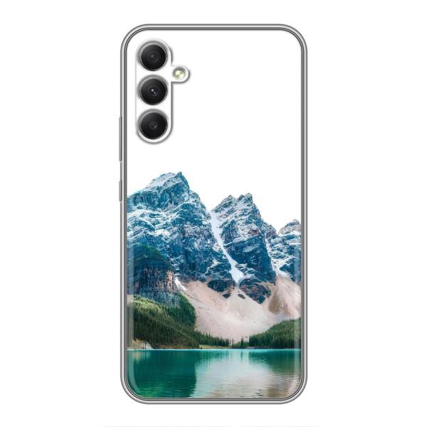 Силиконовый чехол с КАРТИНКАМИ лето для Samsung Galaxy A34 (AlphaPrint) – Гори