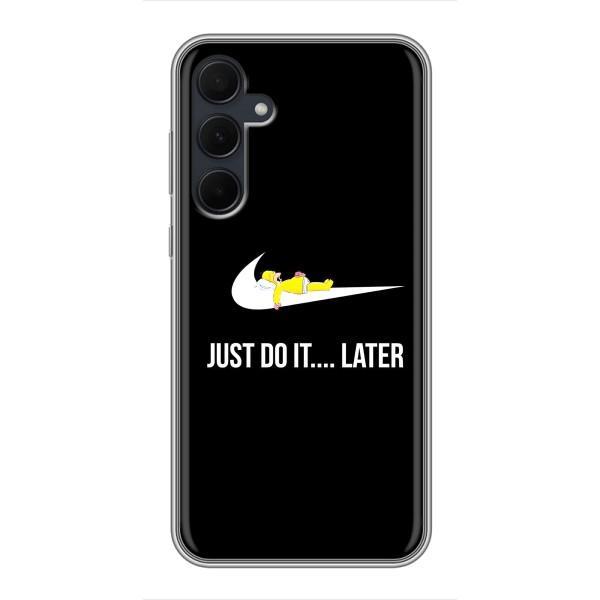 Чехол с логотипом Найк на Samsung Galaxy A35 (5G) – Nike just do it