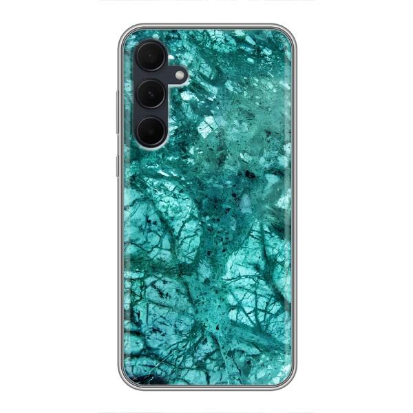 Мраморний чехол на Samsung Galaxy A35 (5G) (VPrint) – Зелений мрамор