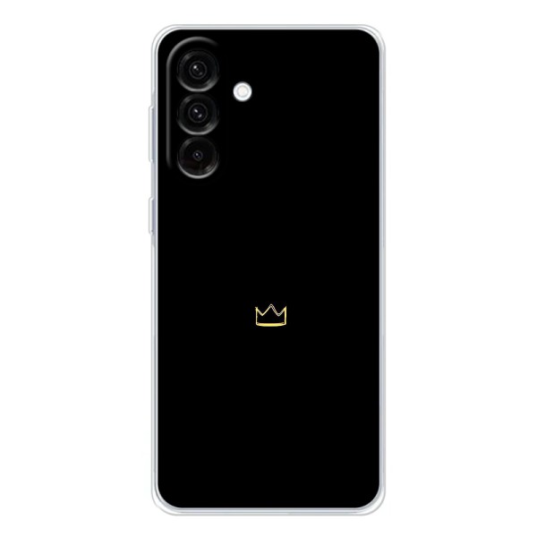Чохол (Корона на чорному фоні) для Galaxy A36 5G – Міні корона