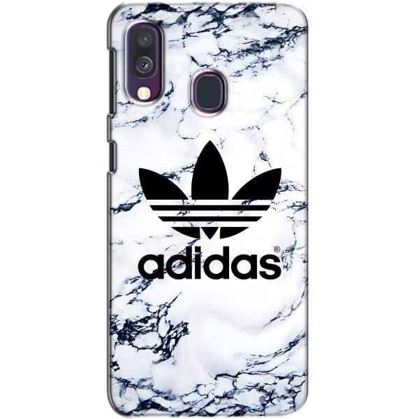 Чохли Адидас для Samsung Galaxy A40 2019 (A405F) (AlphaPrint) – Адідас на мраморі