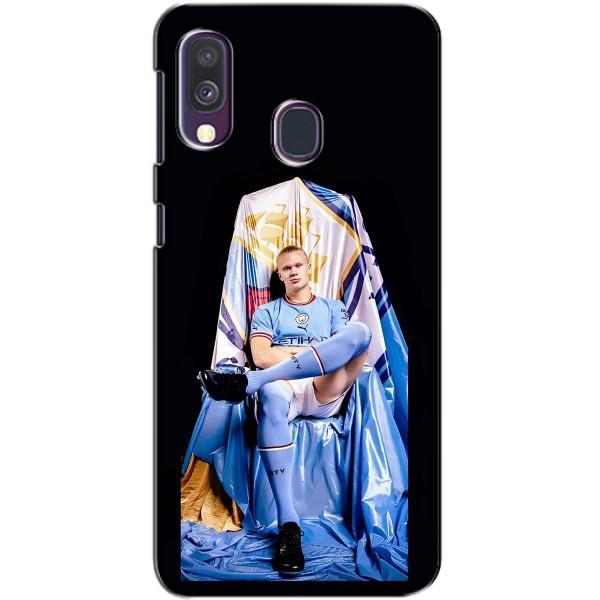 Чехлы с футболистом Ерлинг Холанд для Samsung Galaxy A40 2019 (A405F) (AlphaPrint) – футболист Холанн