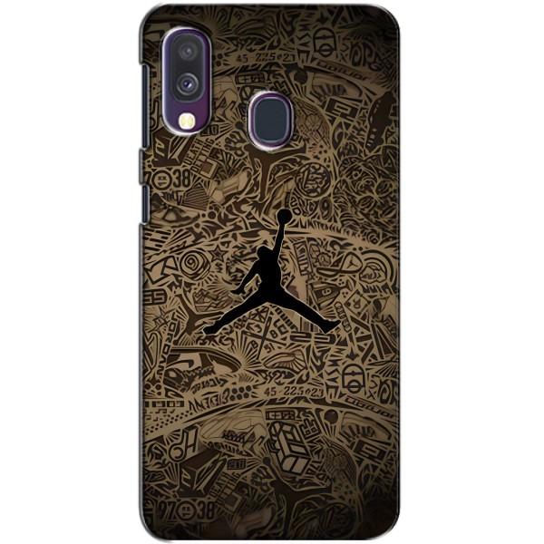 Чехлы для Samsung Galaxy A40 2019 (A405F) - с картинкой JORDAN (AlphaPrint) – Logo Jordan
