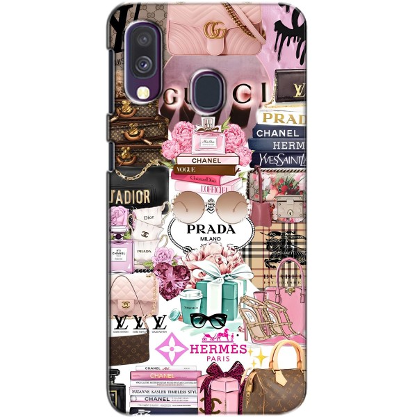 Чехол (Dior, Prada, YSL, Chanel) для Samsung Galaxy A40 2019 (A405F) – Бренды