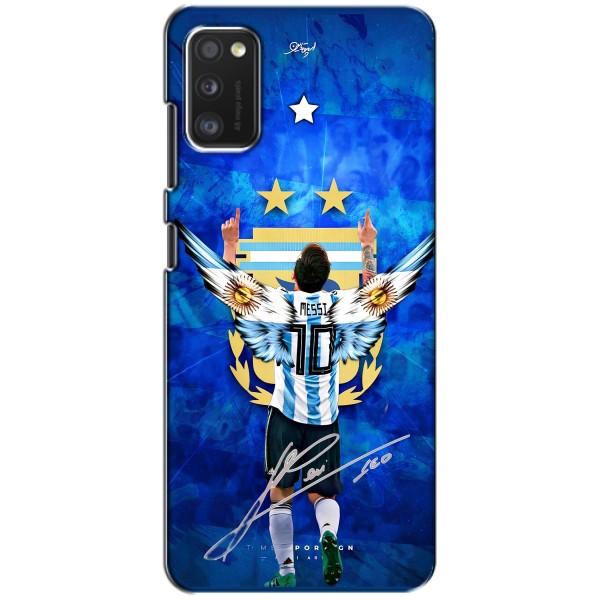 Чохли для Samsung Galaxy A41 (A415) (Leo чемпіон) (AlphaPrint) – Мессі збірна