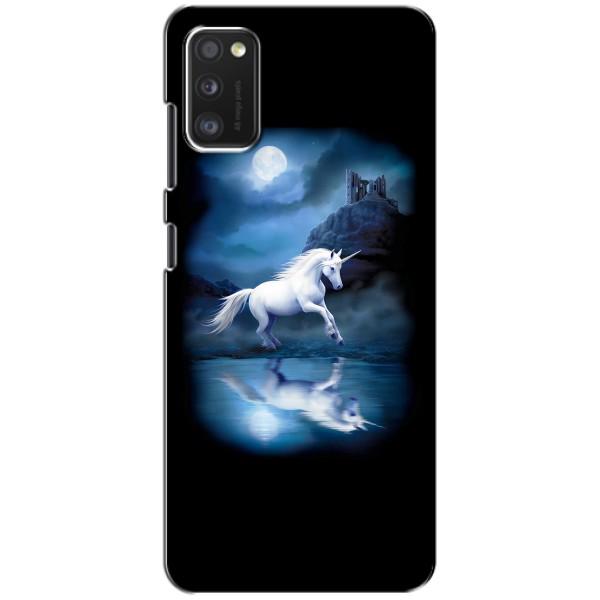 Чехол для Самсунг А41 - (Единорожки - Новинки) (AlphaPrint) – Единорог
