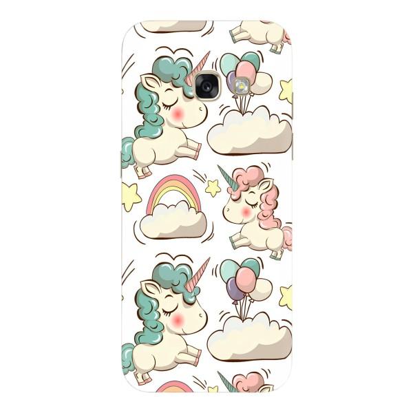 Чехол для Самсунг А5 2017 - (Единорожки - Новинки) (AlphaPrint) – Единорожки