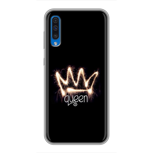 Чохол (Корона на чорному фоні) для Самсунг Галаксі А50 (2019) – Корона
