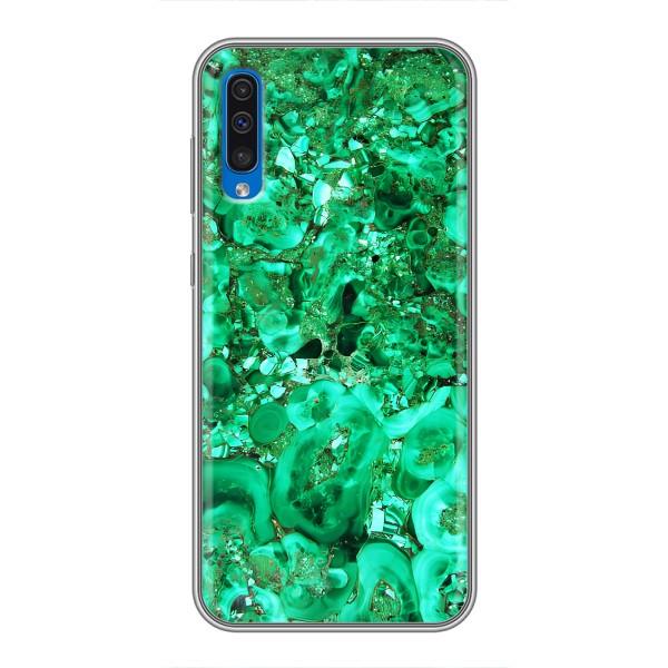 Мраморний чехол на Samsung Galaxy A50 2019 (A505F) (VPrint) – Салатовий Мрамор