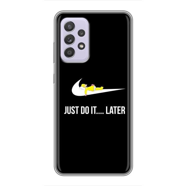 Чохол з логтипом Найк на Samsung Galaxy A52 5G (A526) – Nike just do it