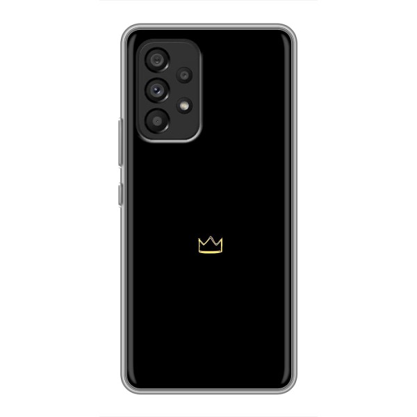 Чохол (Корона на чорному фоні) для Самсунг Галаксі А53 (5G) – Міні корона