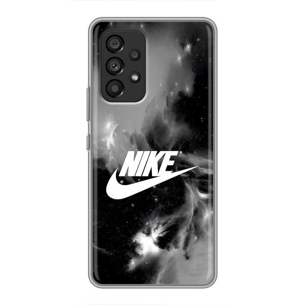 Чехол с логотипом Найк на Samsung Galaxy A53 (5G) – Найк дымчатый