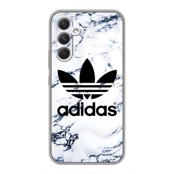 Чехлы Адидас для Samsung Galaxy A54 (AlphaPrint) – Адидас на мраморе