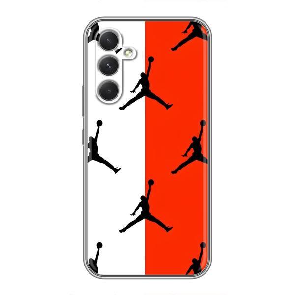 Чехлы для Samsung Galaxy A54 - с картинкой JORDAN (AlphaPrint) – Лого Джордан