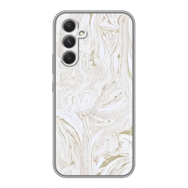 Мраморный чехол на Samsung Galaxy A54 (VPrint) – Белый мрамор